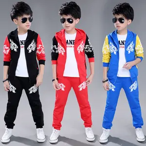 Taobao Top Fashion Design Gebreide Jongens Jas En Broek Cool Kids Kleding Set