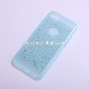 Patrón de flor del brillo de bling sparkle soft brillante tpu case para iphone6 4.7 '' - Product Image 3