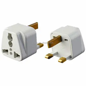 3 Pin Square Plug Type G Converter US USA To Ireland UAE British UK Power Travel Adapter