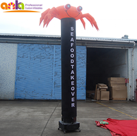 Costume de danseur gonflable en forme de crabe à prix d'usine pour la publicité