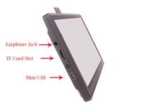 Navigateur GPS de voiture avec écran de 7 pouces, 128 Mo, 8 Go, 800 MHz, cartes gratuites, lecteur de fichiers FMT, MP3, MP4, liseuse de livres électroniques pour Pioneer