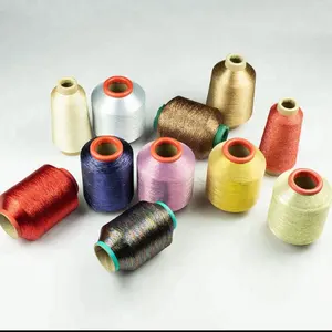 Colorful metallic yarn lurex embroidery thread metallic yarn For Weaving