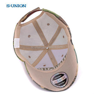 S-UION extérieure camouflage casquettes soleil d'été chapeau de pêche sport incurvé casquette Broderie 3D lettre <span class=keywords><strong>Poisson</strong></span> hommes camo casquette de baseball - Product Image 5