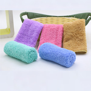 Serviettes de toilette carrées en microfibre pelucheuse et moelleuse, 300 g/m², douceur pour enfants, sol, cuisine, lavage de voiture, table, salle de bain, verre, usage sec, boucles - Product Image 3