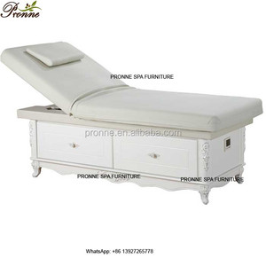 Mesa de madera para masaje de estilo moderno, cómoda, color blanco, de lujo - Product Image 6