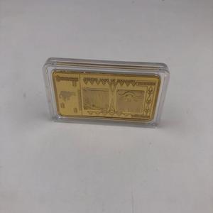 <span class=keywords><strong>100</strong></span> pezzi <span class=keywords><strong>100</strong></span> trilioni di dollari <span class=keywords><strong>Zimbabwe</strong></span> bar metallo lingotti di ferro placcato oro moneta
