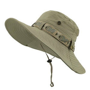Wholesale New Summer Custom <strong>Funky</strong> Safari Fisher Hiking Unisex <strong>Bucket</strong> <strong>Hats</strong> - Product Image 1