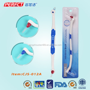 Gomma Lungo Manico Scovolino interdentale Doppio Teste di Plastica Adulti - Product Image 3