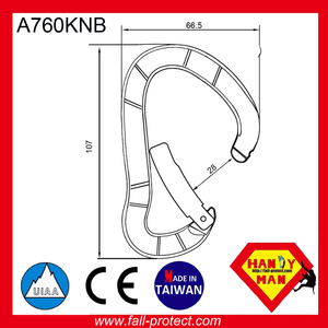 Bent Gate Mountaineering Aluminum Carabiner - Product Image 2