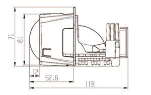 Chất Lượng cao 2.2 inch vòng thấp chùm LED xe đèn pha ống kính máy chiếu - Product Image 6
