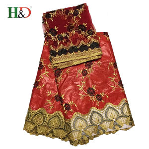 H & D 2018 nuevo estilo de moda 5 Bazin getzner 2 tela africana al por mayor en la fábrica de China - Product Image 5