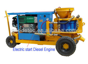 GZ-9D ISO CE lieferant 9m 3/h <span class=keywords><strong>diesel</strong></span> motor dry spritzbeton maschine - Product Image 4
