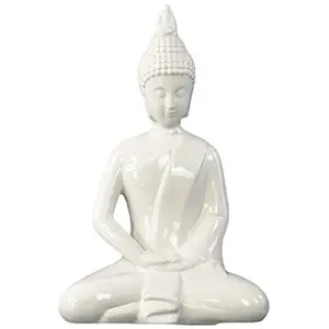 Groothandel keramiek dhyana mudra meditatie-boeddha standbeeld