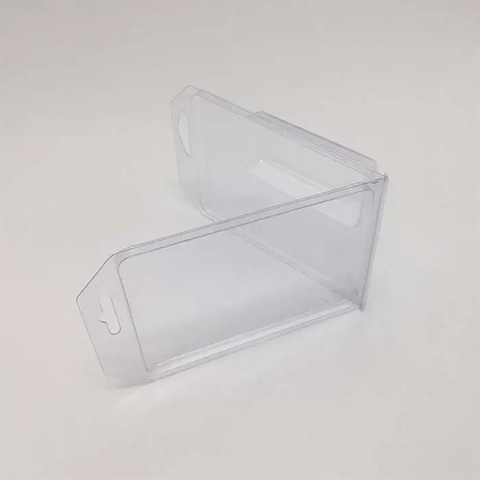 Caja de embalaje blister de PVC transparente personalizada con COLGADOR PARA figuras de acción