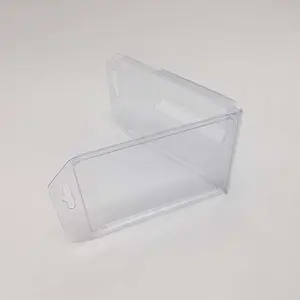 Pvc Blister Packing Custom Clear PVC Clamshell Blister Packaging Box With Hanger For Action Figures