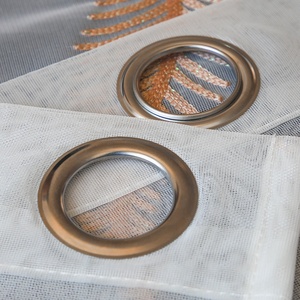 Rideau transparent <span class=keywords><strong>blanc</strong></span> brodé de feuilles, nouveau Style japonais, vente en gros, rideaux, panneaux pour salon, chambre à coucher, maison - Product Image 6