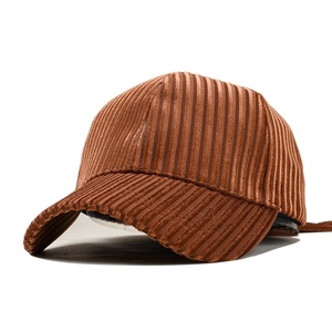 Gorra de béisbol de pana de terciopelo para mujer, gorro deportivo de pana de color blanco, Hip <span class=keywords><strong>Hop</strong></span>, 6 paneles, unisex - Product Image 6