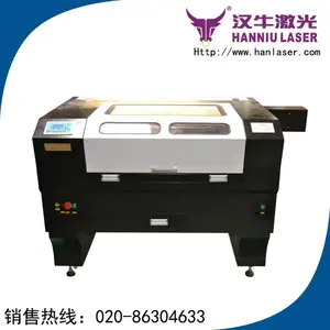 Guangzhou Hanniu laser cutting machine for mylar stencils / glass/mosaic tile