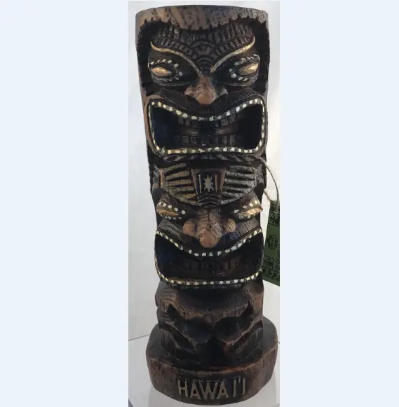 custom God of Money sculpture Tiki Statue hawaii Figurine