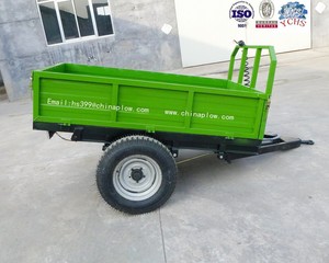 Mini <span class=keywords><strong>remorque</strong></span> agricole à axe unique 2 tonnes, vente pour petit tracteur - Product Image 6