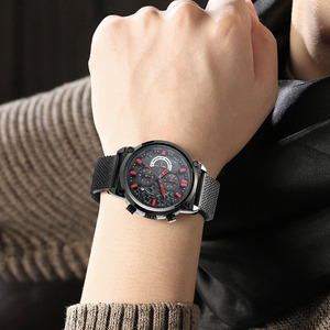 Reloj de lujo con movimiento japonés para hombre, reloj de pulsera con logotipo personalizado para hombre - Product Image 6