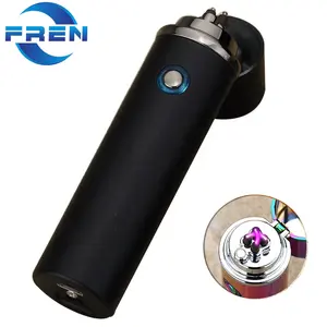 Double ARC super power USB rechargeable electric lighter for cigar , high quality new round lighter