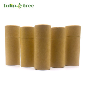 100% Emballage en papier cylindrique biodégradable Conception personnalisée Tube en papier kraft en carton Revêtement UV Estampage Impression Type de boîte dossiers - Product Image 3
