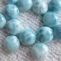 Perles de pierres précieuses en vrac, perles de larimar