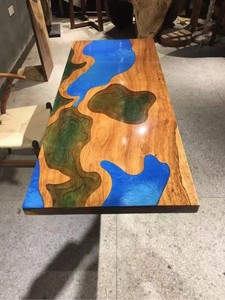 2019 speciale in legno massello con tavolo <span class=keywords><strong>da</strong></span> pranzo in resina lastra di resina tavolino - Product Image 5