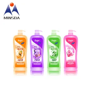 Minsda huile pour cheveux, bouteille cosmétique, étiquettes d'emballage pour shampoing, usine
