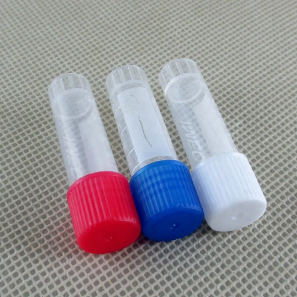 IMEC-tubo de ensayo de laboratorio, tubo de centrífuga de fondo redondo de plástico con tapón de rosca, 1ml, 1,8 ml, 2ml