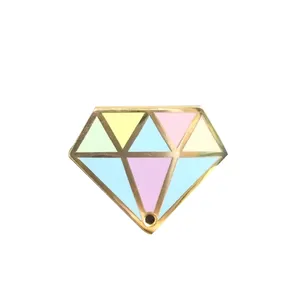 Customダイヤモンド形状ピンバッジ