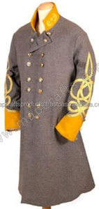 Chest Grey Custom Logo 100% Lana Tela Siglo XVIII Uniforme New Civil Frock Coats - Product Image 5