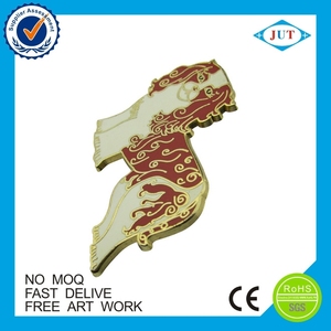 Encargo lindo perro broche de solapa de metal - Product Image 4