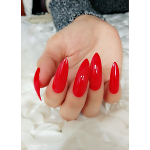 <span class=keywords><strong>Uñas</strong></span> <span class=keywords><strong>postizas</strong></span> Rojas clásicas, <span class=keywords><strong>uñas</strong></span> de azúcar extremadamente largas y brillantes para dedos, Gel de <span class=keywords><strong>uñas</strong></span> para manicura DIY, para fiestas - Product Image 6