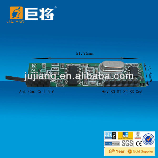 плавающий код рф модуль приемника 433 мгц с энкодером