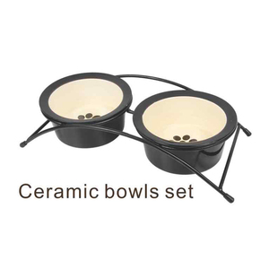 Design de mode de fer élevée <span class=keywords><strong>grand</strong></span> <span class=keywords><strong>chien</strong></span> feeder bowl <span class=keywords><strong>pour</strong></span> grands chiens - Product Image 1