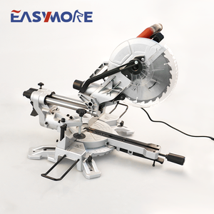 Sierra <span class=keywords><strong>Ingletadora</strong></span> Compuesta Deslizante de Bisel Único de 1500 W y 210 mm, Herramienta Eléctrica Industrial para Cortar Madera, Metal y Ladrillo, 13000 RPM, 220-240 V - Product Image 2