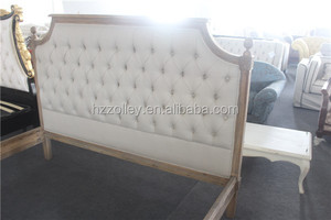 Français vintage mariage chambre meubles en gros en chêne massif en bois <span class=keywords><strong>roi</strong></span> taille lit, princesse lit - Product Image 6