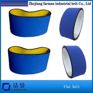 Mavi düz etiketleme makinesi için sünger ile kemerler plastik konveyör bant - Product Image 2