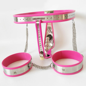 RVS BDSM Bondage Set Mannelijke Kuischheidsriem Broek Anale <span class=keywords><strong>Plug</strong></span> Dijbeenring Metalen Kuischheidsapparaat Cock Cage Seks Speelgoed voor Mannen - Product Image 4