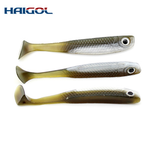 Mini Shad avec yeux 4D appâts souples 3 "matériel de pêche à la main, leurres de pêche coulés à la main, Swimbait en eau douce, Jig Head, leurres OEM artificiels - Product Image 5