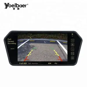 TFT LCD MP5 Car Rearview Mirror Monitor Auto Parking Video Monitor