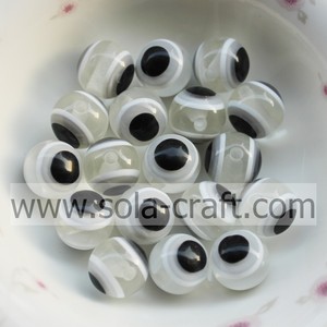 Blanc 12 MM 500 Pcs <span class=keywords><strong>Rhodochrosite</strong></span> résine fabrication de bijoux gros de pierres précieuses perles rondes en vrac perles - Product Image 1