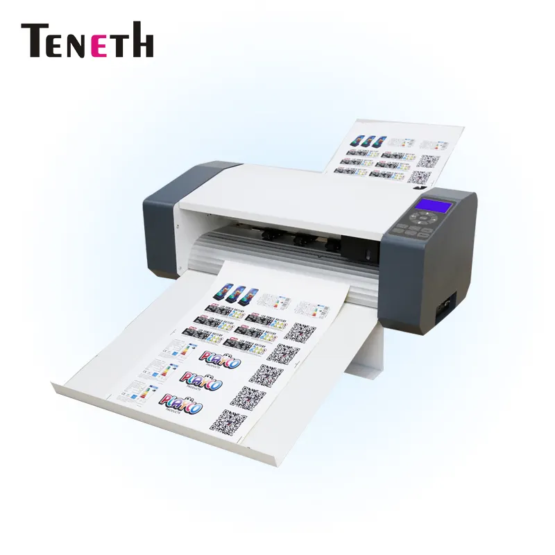 Teneth 2019 nieuwe model paper cutter met sneller snelheid en full touch screen/label snijder/A3 digitale sterven foliesnijder