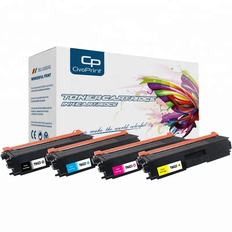 Civoprint Compatible Mfc-L8690Cdw Mfc-L8900Cdw Hl-L8260Cdw Hl-L8360Cdw Printer TN423 TN 423 Color Toner Cartridges Tn-423