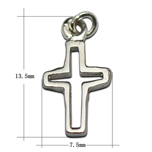 Beadsnice de plata esterlina Cruz encanto Cruz joyería, regalo para <span class=keywords><strong>ella</strong></span>, ID30435 - Product Image 4