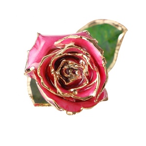 Rosa de brotes bañada en oro con caja de regalo, rosa de oro para el día de la madre, navidad o San Valentín - Product Image 4