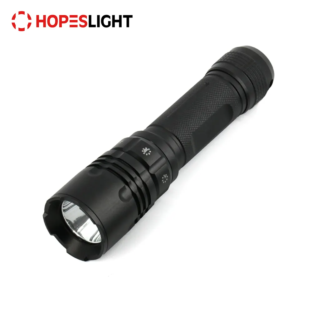 5 Light Modes Super Power 100m Diving Flashlight LED Torch for Self Defensive Flashlight with SOS