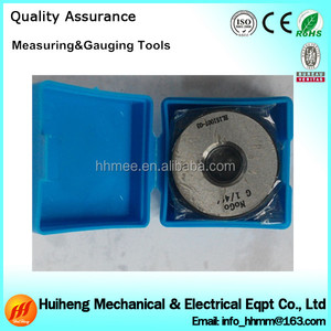 Jauge à filetage métrique certifiée de haute précision Master GO Nogo GCr15, calibrée, G1/4\" - Product Image 4